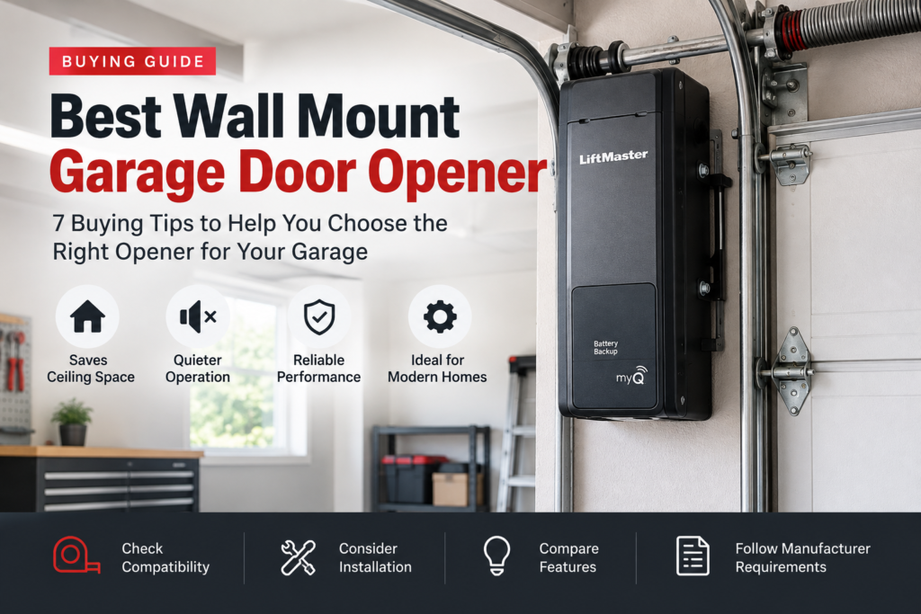 Best wall mount garage door opener