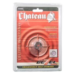Chateau Cylinder Lock with Red Line C-480-CD-KD1 w/ 3 keys