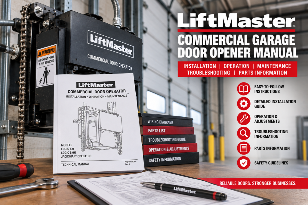 LiftMaster commercial garage door opener manual
