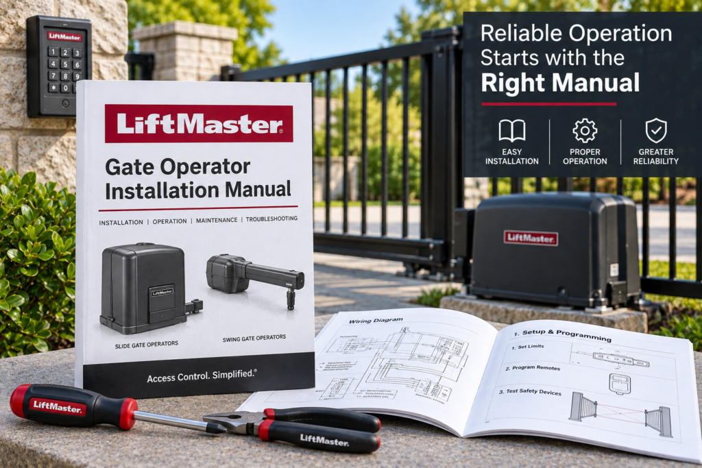 LiftMaster gate opener manual