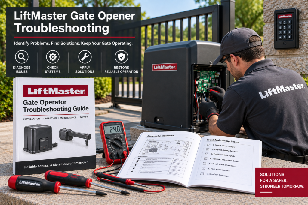 LiftMaster gate opener troubleshooting